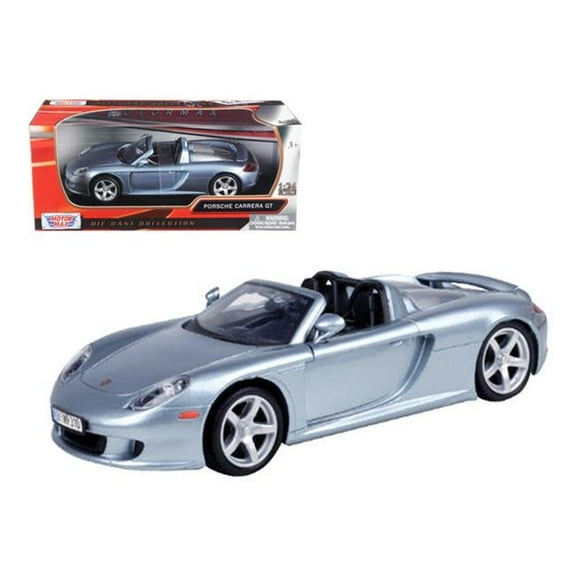 Motormax 73305gry 1 by 24 Porsche Carrera GT Diecast Model Car, Gray
