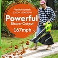thumbnail image 3 of GreenSweep 3-in-1 Leaf Blower, Vacuum & Mulcher – 10 Amp Electric Garden Tool with 10-Gallon Collection Bag – Lightweight, Powerful & Easy to Use, 3 of 6
