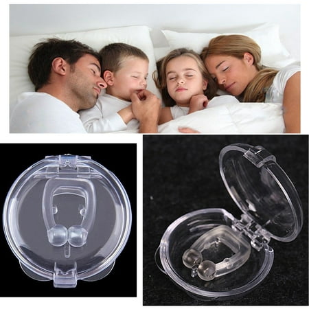 - 5Pcs Unisex Anti Stop Snoring Snore Free Magnetic Silicone Snore Stopper Sleep Device Clip