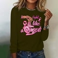 thumbnail image 4 of Cxenplz Women's Breast Cancer Awareness T-Shirts Cute Pink Ribbon Graphic Print Tees Tops Fall Casual Long Sleeve Crew Neck Dressy Shirts, 4 of 4