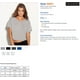 Bella T-shirt à Manches Courtes pour Femme + Toile - Noir - Grand – image 5 sur 5