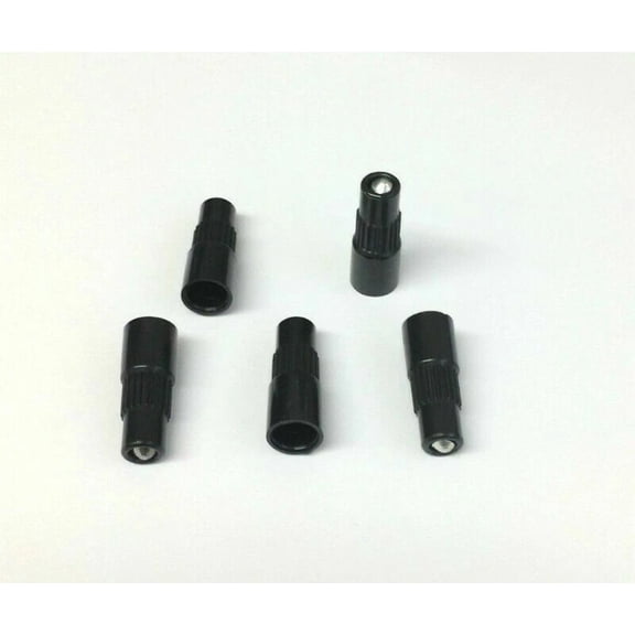 5 Pack Automotive 3/4 inch Plastic Tire Valve Stem Extensions - Made in USA