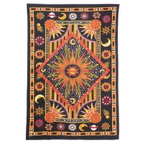 Gypsie Blu Mandala Twin Hippie Wall Tapestry Boho Wall Hanging Beach Bedspread Living Room Decor Bedsheet Tapestries