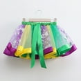 thumbnail image 6 of ZQUUVOU Girls Gold Foil Tutu Skirt Tulle Print Elastic Waist with Lining Recital Party Puffy Skirt for Kids Purple, 6 of 6