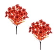 thumbnail image 2 of Dongrere 2 Pcs Fall Artificial Wildflower Bundles, Fake Flower Stems, Autumn Floral Bouquets for Home Porch Thanksgiving Vase Decor, E, 2 of 6
