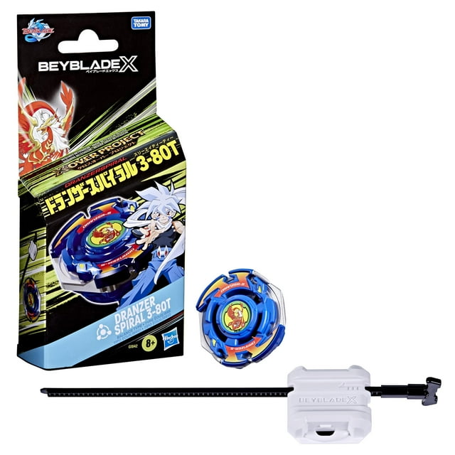 Paquete de inicio Beyblade X X-Over Project Dranzer Spiral 3-80T