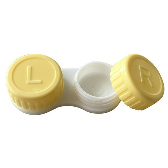 Contact Lens Case,Accessories for Contact Lens Storage，Left/Right Eyes Contact Lens Container
