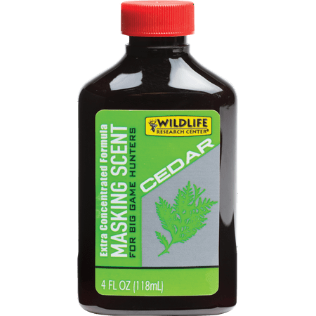 Wildlife Research Center X-tra Concentrated Cedar Masking Scent 4 fl oz Hunting Cover/Masking Scent