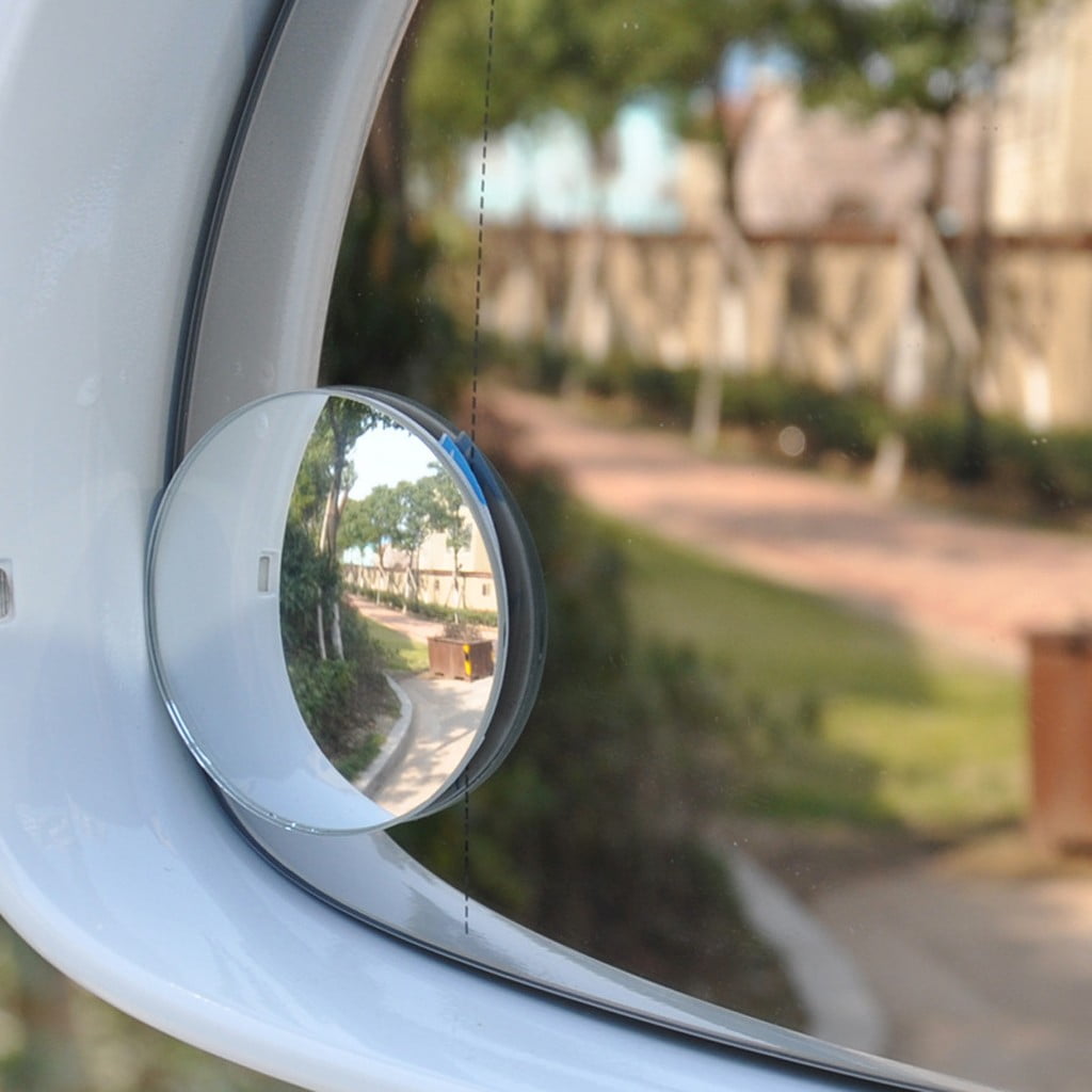 Dvkptbk Car Blind Round Mirror 360-degree Wide-angle Reversing Auxiliary Mirror 2pcs