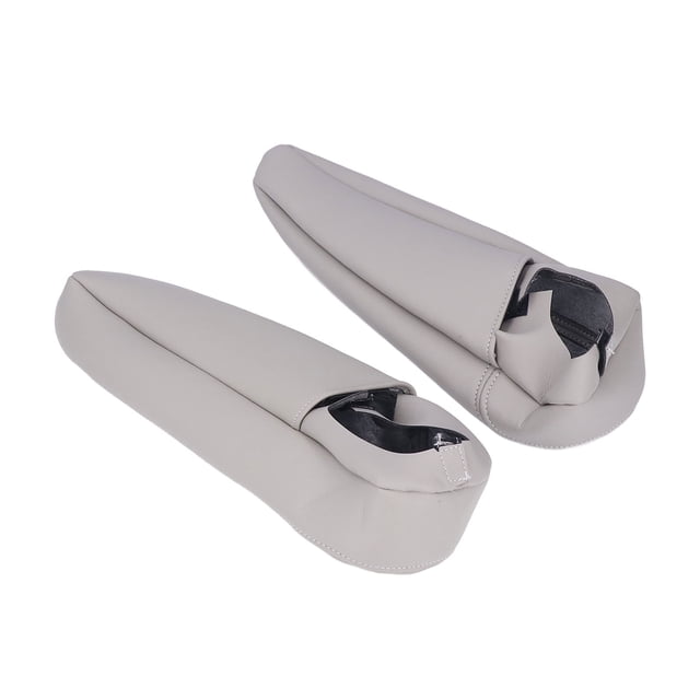 Funda para reposabrazos de coche, 2 piezas/juego, funda de cuero para reposabrazos de asiento delantero de coche, funda para reposabrazos de consola central, artesanía superior