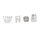 thumbnail image 1 of Accesorios De Joyería Para Rastas, Anillos Huecos Con Clip Para Rastas, Ligeros Y Elegantes Para Trenzar El Cabello, 1 of 7