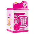 thumbnail image 1 of Voice Piggy Bank with Password and Fingerprint, Portable Saving Box for Kids, Ideal for Home and Travel, Pink, 1 of 4