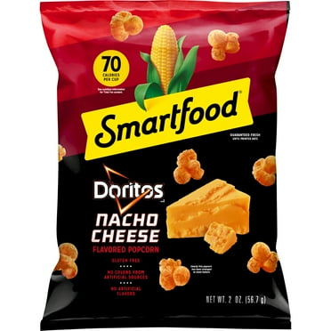 CubiConrBytes Popcorn Doritos Nacho Flavored Snack, 2 Ounce Bag, Single Pack