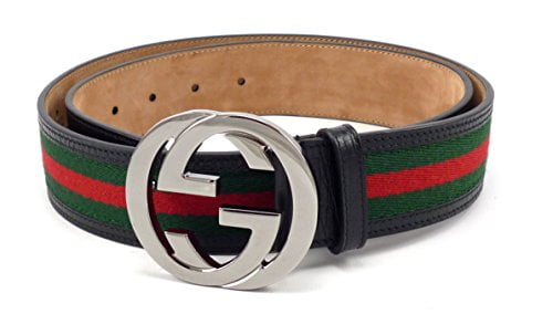 gucci belt black green red