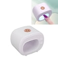thumbnail image 1 of Mini  LED Nail Lamps, Fast Drying, Portable Gel Nail Polish Curing Lamp With 4 Lamp Beads, Soft Lighting, For Nail Art, 1 of 8