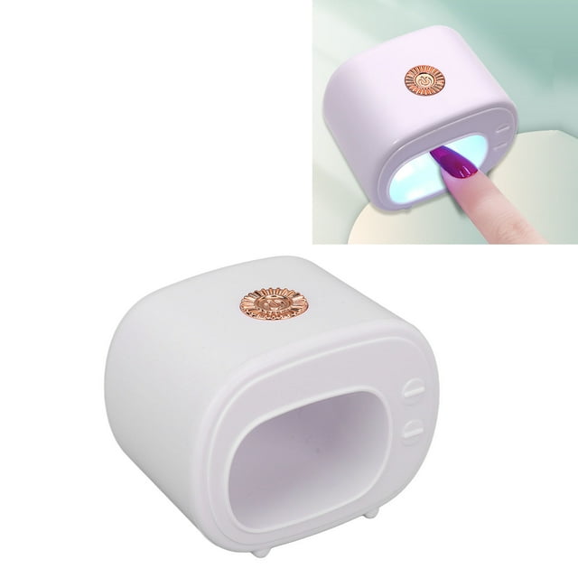 Mini LED Nail Lamps, Fast Drying, Portable Gel Nail Polish Curing Lamp With 4 Lamp Beads, Soft Lighting, For Nail Art