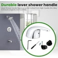 thumbnail image 6 of Replacement for Moen 100657 Lever Shower Handle, Compatible with Moen PosiTemp & Moentrol Valve Systems, Fits for Single Handle Tub/Shower Faucets, Chrome, 6 of 7