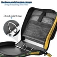 thumbnail image 5 of Water-Resistant 3-Ring Binder Organizer with Multiple Pockets Zipper Binder Bag for Office Cats in Sunflowers Garden, 5 of 8