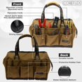 thumbnail image 2 of Bolsa de herramientas COREFLEX Coreflex de 14 pulgadas de boca ancha para múltiples usos, 2 of 9
