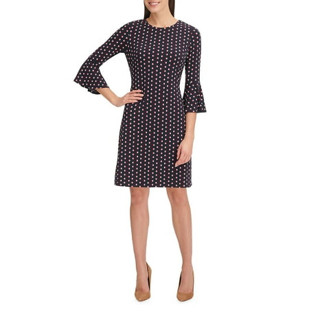 Best Remedy Dot Jersey Bell-Sleeve Dress deal