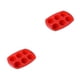 thumbnail image 4 of Molde de silicona para pasteles de 6 cavidades taza para magdalenas herramienta para hornear huevo de encaje tarta galleta Rojo 2piezas Inteprter, 4 of 6