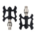 thumbnail image 2 of 2 uds pedales de bicicleta plegables de aleación de aluminio bicicleta de carretera BMX de ciclo de ciclismo Negro Zulema Pedal de bicicleta ligero, 2 of 8