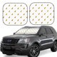 thumbnail image 1 of Balery Gold Rabbit Parasol para parabrisas de coche de 2 piezas | Parasol plegable para parabrisas delantero de coche para la mayoría de sedanes-Small, 1 of 6