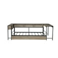 thumbnail image 4 of Corner Twin Bed Frame with Bookcase Headboard, 2 Underbed Storage Drawers, LED Lighting and Charging Station, Reversible Daybed Design for Small Spaces, Grey, 4 of 9