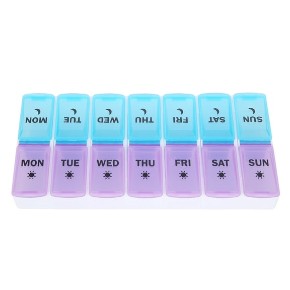 7/14/28 Days Pill Medicine Box Weekly Monthly Tablet Holder Storage Organizer Container Case Pill Box Splitters