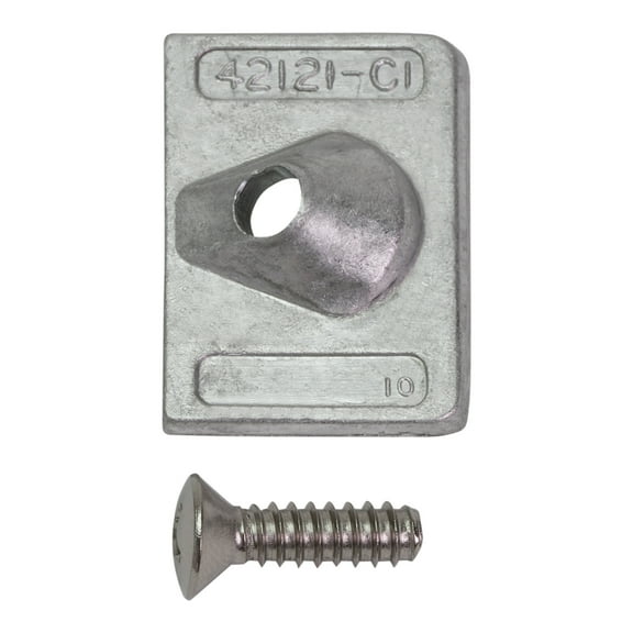 Quicksilver 42121Q02 Square Aluminum Anode Set for Mercury or Mariner and Force Outboards