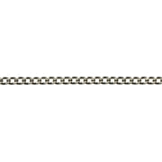 Jewelry Basics Metal Chain 1/Pkg-Silver Small Flat 46"
