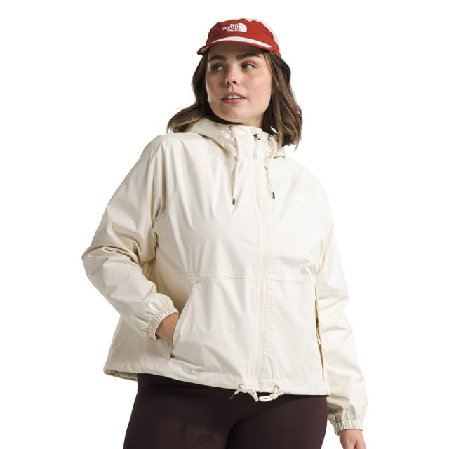 Sudadera impermeable con capucha THE NORTH FACE Antora para mujer White Dune - M