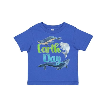 

Inktastic Earth Day with Cute Blue Whales Gift Toddler Boy or Toddler Girl T-Shirt