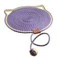 thumbnail image 4 of Cat Scratch Mat Grinding Claws Cat Floor Scratching Pad for Carpet Couch Bed Violet, 4 of 8