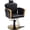 Black-Gold, variant on KIGOTY Barber Chairs, Reclining Salon Chairs for Salon and Barbershop Hair Salon Spa Equipment, Styling Chair with Heavy Duty Hydraulic Pump, Black