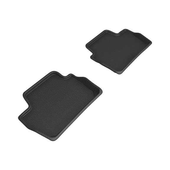 3D MAXpider Custom Fit Kagu Floor Mat (Black) Compatible with BMW 2 Series Coupe (G42) 2022-2025 - Second Row