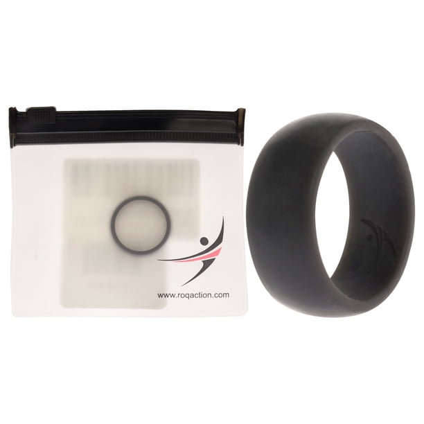 Alianza de boda de silicona - Gris de ROQ para hombre - Anillo de 8 mm