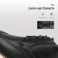 thumbnail image 2 of Bruno Marc Men's Casual Dress Chukka Genuine Leather Lace-Up Oxford Ankle Boots MADSON-1 BLACK Size 12, 2 of 5