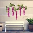 thumbnail image 5 of Wozhuo Artificial Flower Vine 180cm Fake Plumeria Hanging Decor for Living Room Wall Ceiling, 5 of 6