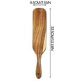 thumbnail image 5 of FHBVT Long Handled Teak Wood Spatula Stirring Spatula Multi-purpose Cooking Utensil Ergonomic Handle Comfortable Grip Heat Safe for Frying Stirring Sauteing Stir-fry Home Kitchen Cooking Party Decor, 5 of 6