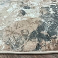 thumbnail image 4 of Livigno 1242 Transitional Floral Grey Runner Polypropylene Area Rug 2'2" x 7'7", 4 of 5