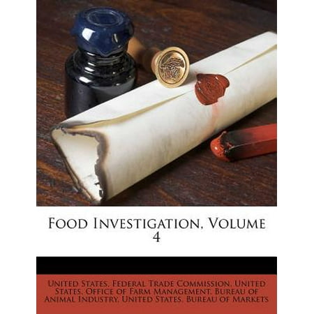 Food Investigation, Volume 4
