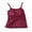 Wine, variant on PInxai Cute Tops for Women Lace Square Neck Spaghetti Straps Loose Tank Tops Casual Printed Camisole Tops with Built in Bras