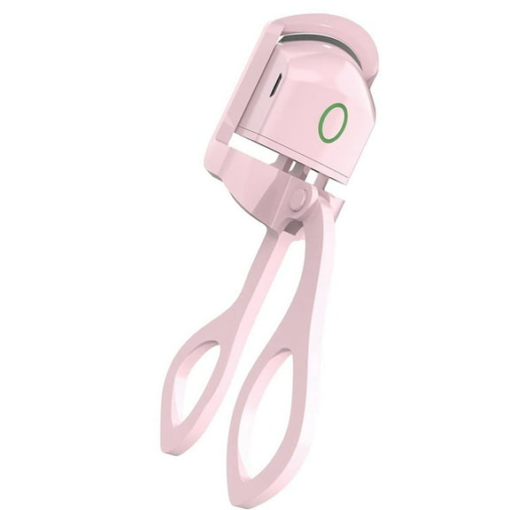 Heated Eyelash Curlers Electric Eyelash Curler Quick Natural Curling for Long Lasting,Safe Anti-Burn Eyelash Curlers,1 x eyelash curler 1 x USB data cable,Pink