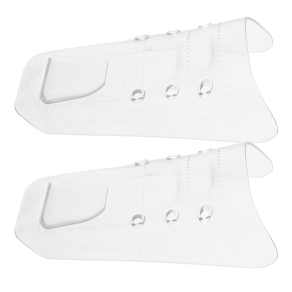 NICEXMAS Barbers Transparent Plastic Hair Stylist Shoes Cover 1 Pair Anti Hair For Indoor Salons