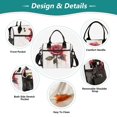 thumbnail image 3 of Small Cooler Bag Lunch Bag Portable Meal Bag Work Meal Bag Outdoor Meal Bag Travel Meal Bag Picnic Meal Bag Going Out Meal Bag Pretty Big Red Roses, 3 of 6