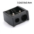 thumbnail image 3 of Double Holes Lipstick Pencil Sharpener For Eyebrow Lip Liner Eyeliner Pencil, 3 of 7