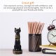 thumbnail image 5 of De La Serie Zakka Gatito Gato Dios Resina Artesanía Estatua Egipcio Bastet Coleccionable Regalo Creativo Ornamento Decoración Del Hogar Gato Diosa Estatuilla Para Oficina Hotel 2 Piezas Sweethay HA018574-00, 5 of 7
