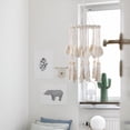 thumbnail image 4 of Macrame Lamp Shade Boho Chandelier Cover para Decoraciones de Boda Restaurante, 4 of 9
