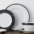 thumbnail image 7 of Noritake Black Rill Set of 4 Dinner Plates, 7 of 7